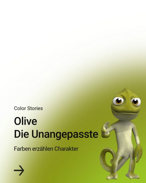 Color Stories – Farben sprechen eine eigene Sprache.  Olive. Die Unangepasste
Olive geht nicht mit – sondern vor. Natürlich. Klar. Charaktervoll.  #ColorStories #OliveTone #AndersMarkant #BeCharacter